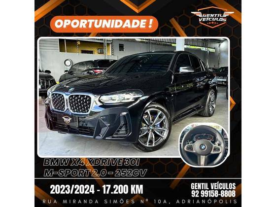 BMW X4 2.0 16V GASOLINA XDRIVE30I M SPORT STEPTRONIC